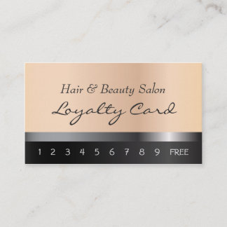 Haar- en Beauty Salon Loyalty-kaart Klantenkaartje