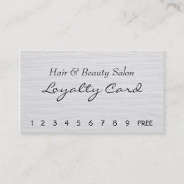 Haar- en Beauty Salon Loyalty-kaart Klantenkaartje