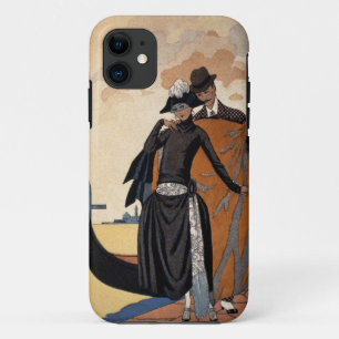 Haar en hem, Mode Illustration, 1921 (pochoir p. iPhone 11 Hoesje