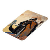 Haar en hem, Mode Illustration, 1921 (pochoir p. Magneet (Linkerzijde)