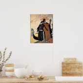 Haar en hem, Mode Illustration, 1921 (pochoir p. Poster (Keuken)