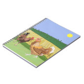 Haar en kip notitieboek (Linkerzijde)