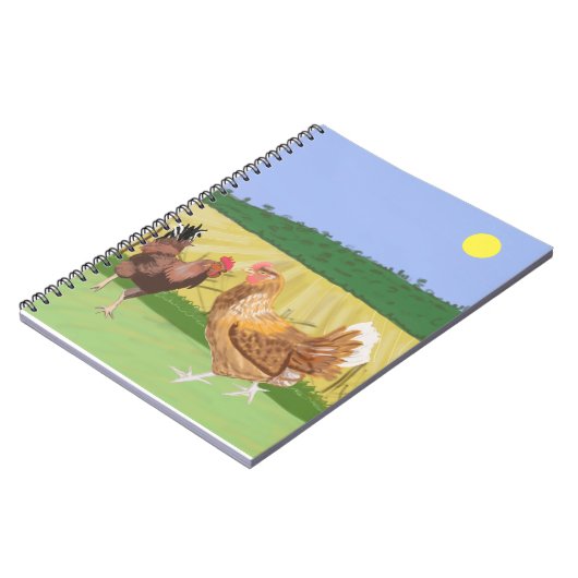 Haar en kip notitieboek (Linkerzijde)