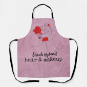 Haar en make-up schort (Voorkant)