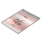 Haar- en make-upsalon Spiral Foto-Notitieboek Notitieboek (Linkerzijde)