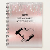 Haar- en make-upsalonplanner planner (Voorkant)