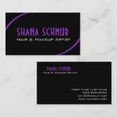 Haar- en Makeup-Visitekaartje Visitekaartje (Voorkant / Achterkant)