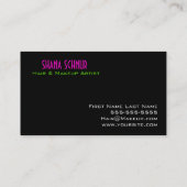 Haar- en Makeup-Visitekaartje Visitekaartje (Achterkant)