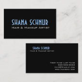 Haar- en Makeup-Visitekaartje Visitekaartje (Voorkant / Achterkant)