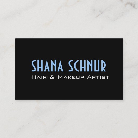 Haar- en Makeup-Visitekaartje Visitekaartje (Voorkant)
