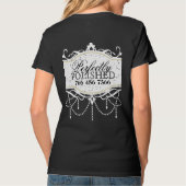 Haar- en Nail Salon-Shirten T-shirt (Achterkant)