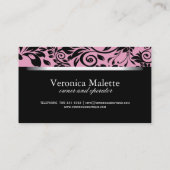 Haar- en Nail Salon-Visitekaartjes Visitekaartje (Achterkant)