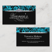 Haar- en Nail Salon-Visitekaartjes Visitekaartje (Voorkant / Achterkant)