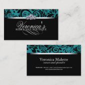 Haar- en Nail Salon-Visitekaartjes Visitekaartje (Voorkant / Achterkant)