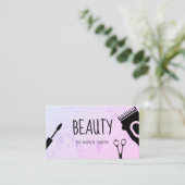Haar en Schoonheid Gereedschap Afsprakenkaartje (Staand voorkant)