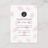 Haar en schoonheid visitekaartje (Achterkant)