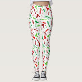 Haar- en schoonheidsprogramma's - Vakantiedrukkleu Leggings (Voorkant)