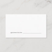 Haar- en stylistgereedschap | Hout Appt Afsprakenkaartje (Achterkant)