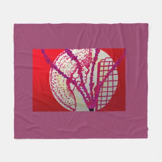 Haar Excellentes Stad Fleece Deken (Voorkant (Horizontaal))