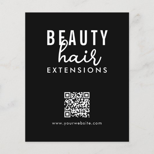 Haar Extensions Pruik Bestelformulier Haar Brandin Flyer (Voorkant)