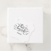 Haar favoriet bedankjes labels (In situ)