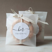 Haar favoriete kalligrafische cadeau klassieke ron
