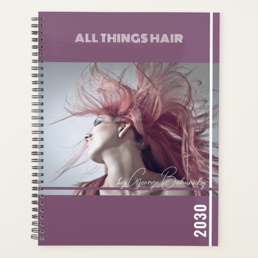 Haar geblazen haar Stylist, Salon Planner (Voorkant)