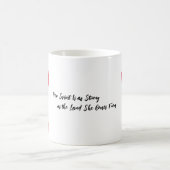 Haar geest is net zo sterk als het land waar ze va koffiemok (Center)