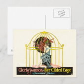 Haar gelaste kooi (Paramount, 1922) Briefkaart (Voorkant / Achterkant)