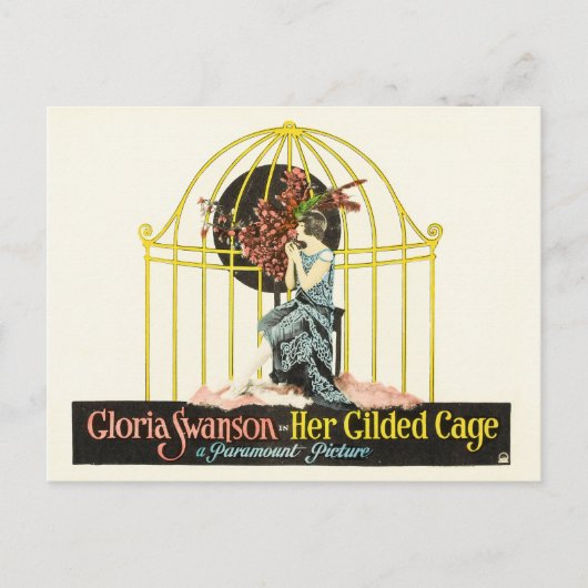 Haar gelaste kooi (Paramount, 1922) Briefkaart (Voorkant)