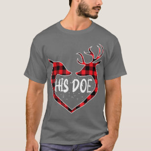 Haar geld is op z'n koninklijke rennier Xmas Pajam T-shirt