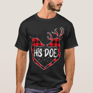 Haar geld is op z'n koninklijke rennier Xmas Pajam T-shirt