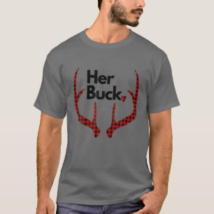 Haar geld is op z'n koninklijke rennier Xmas Pajam T-shirt