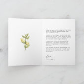 Haar gelofte geel citroen bruiloft geloften Kaart (Binnen)