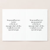 Haar geloften - gouden folie kaart op kraft cardst (Binnen)