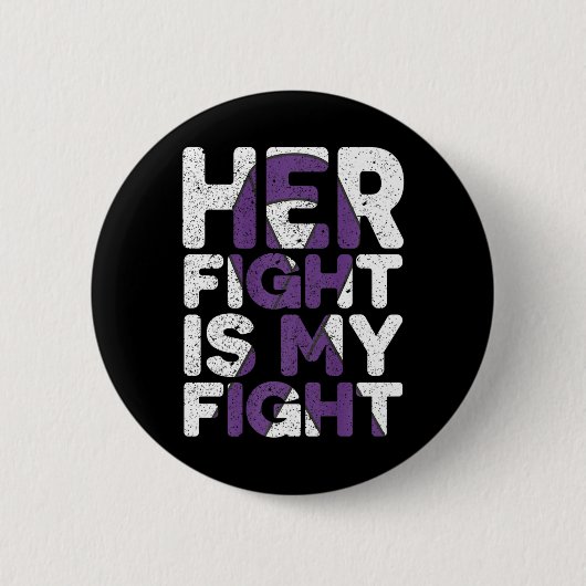 Haar gevecht is het bewustzijn van Heimerheimer Ronde Button 5,7 Cm (Voorkant)