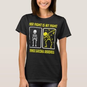 Haar gevecht is mijn brandende ervaring... t-shirt