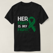 Haar gevecht is mijn 'Fight ACHALASIA AWARENCY Fea T-shirt (Design voorkant)