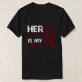 Haar gevecht is mijn 'Fight SICKLE CELL ANEMIA BEW T-shirt (Design voorkant)
