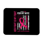 Haar gevecht is mijn gevecht dat ik een roze vrouw magneet (Horizontaal)