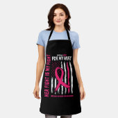 Haar gevecht is mijn gevecht dat ik een roze vrouw schort (Gedragen)