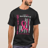 Haar gevecht is mijn gevecht dat ik roze moeder in t-shirt (Voorkant)