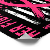 Haar gevecht is mijn gevecht dat ik roze oma Breas Poster (Hoek)