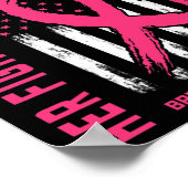 Haar gevecht is mijn gevecht dat ik roze vriendenk poster (Hoek)