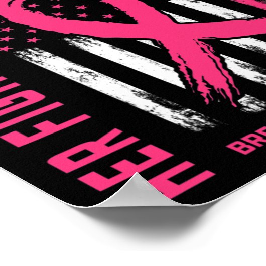 Haar gevecht is mijn gevecht dat ik roze zuster bo poster (Hoek)