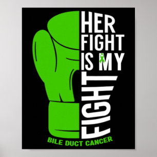 Haar gevecht is mijn gevecht galweg kanker bewustz poster