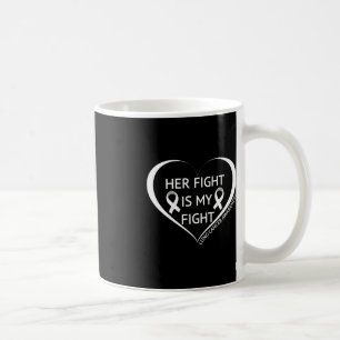 Haar gevecht is mijn gevecht longkanker bewustmaki koffiemok