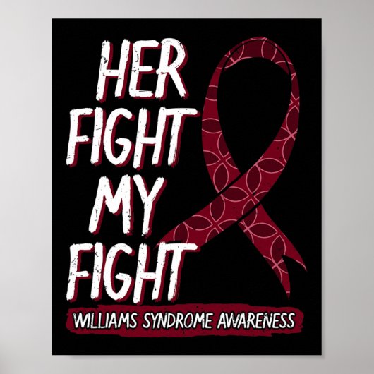 Haar gevecht is mijn gevecht met Williams-Buren Wi Poster (Voorkant)