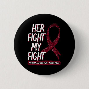 Haar gevecht is mijn gevecht met Williams-Buren Wi Ronde Button 5,7 Cm