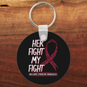 Haar gevecht is mijn gevecht met Williams-Buren Wi Sleutelhanger (Voorkant)